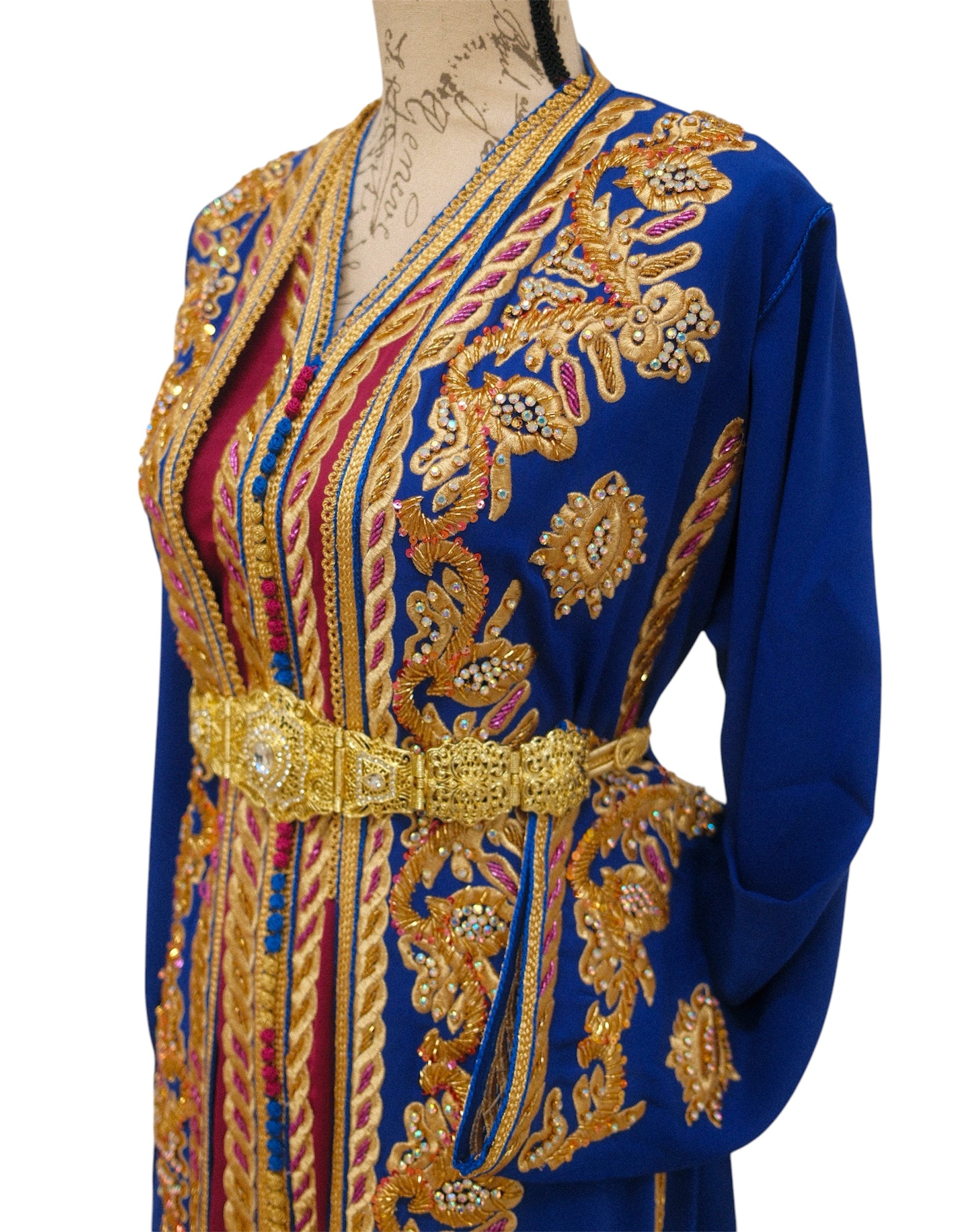 Exclusive Purple Moroccan Caftan – For Weddings & Special Events