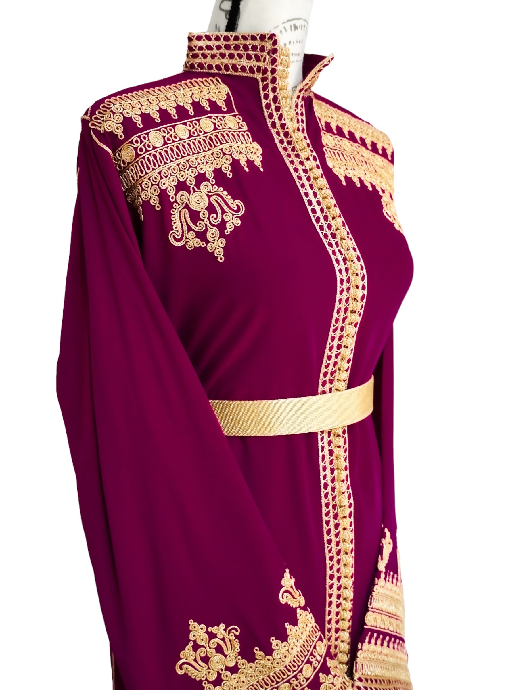 Fuchsia Malaki Caftan