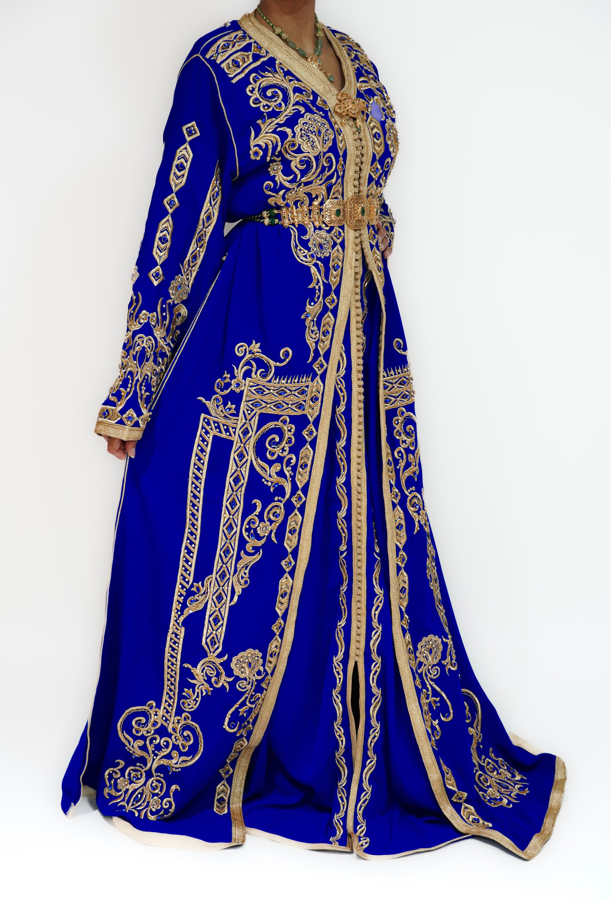 Regal Royal Blue Caftan