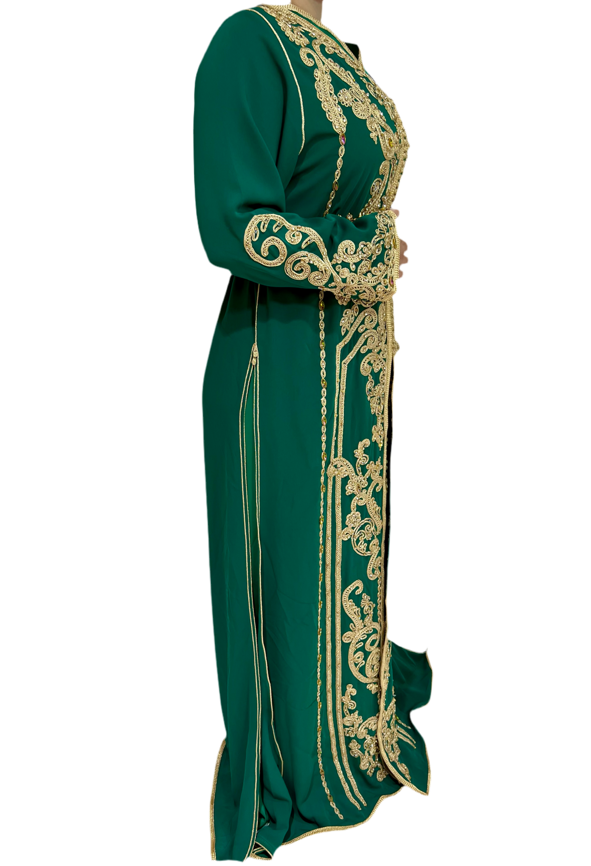 Green Royal Kaftan