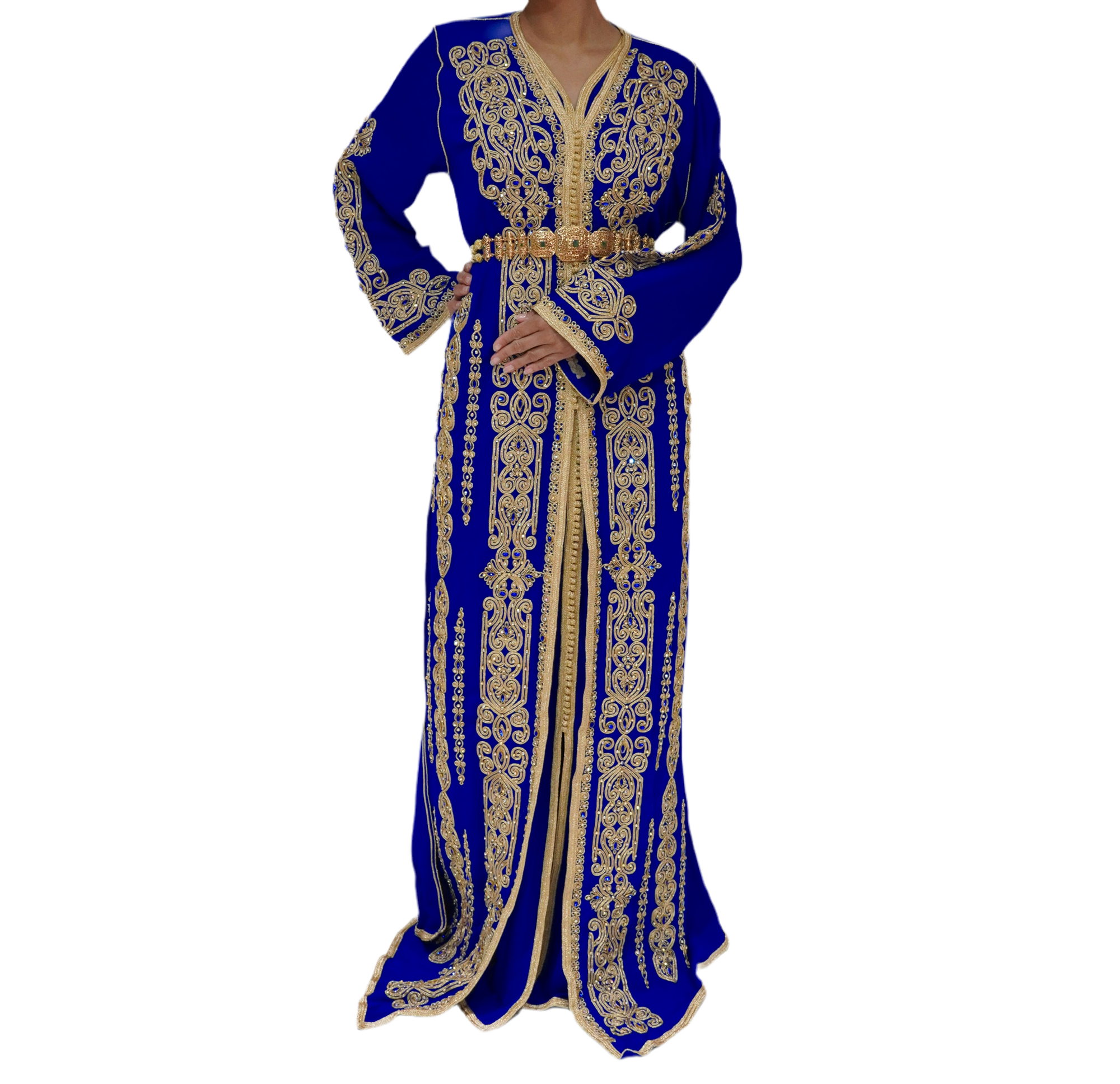 Royal Blue Malaki Caftan