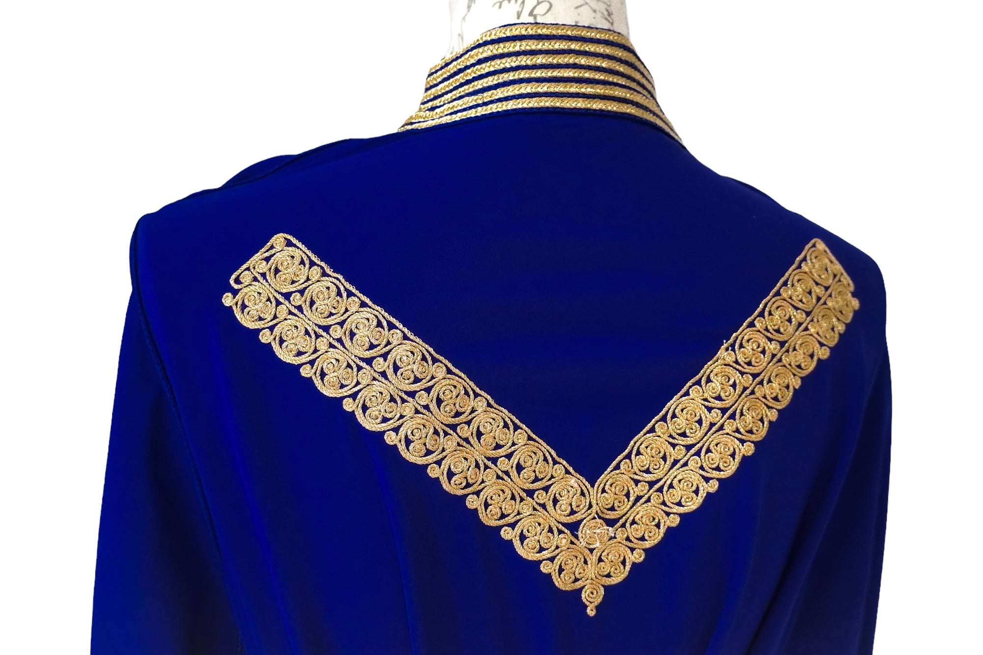 Royal Blue Embroidered Caftan