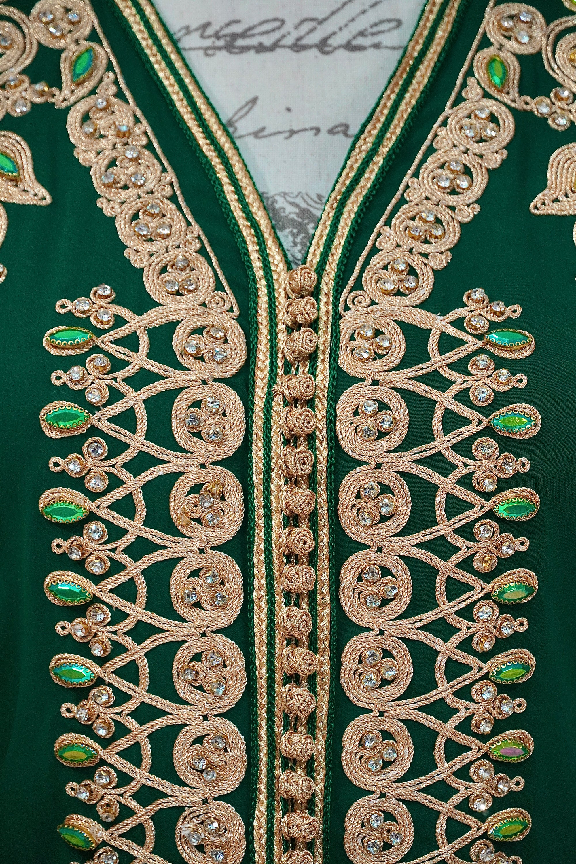 Gemstone Green Caftan