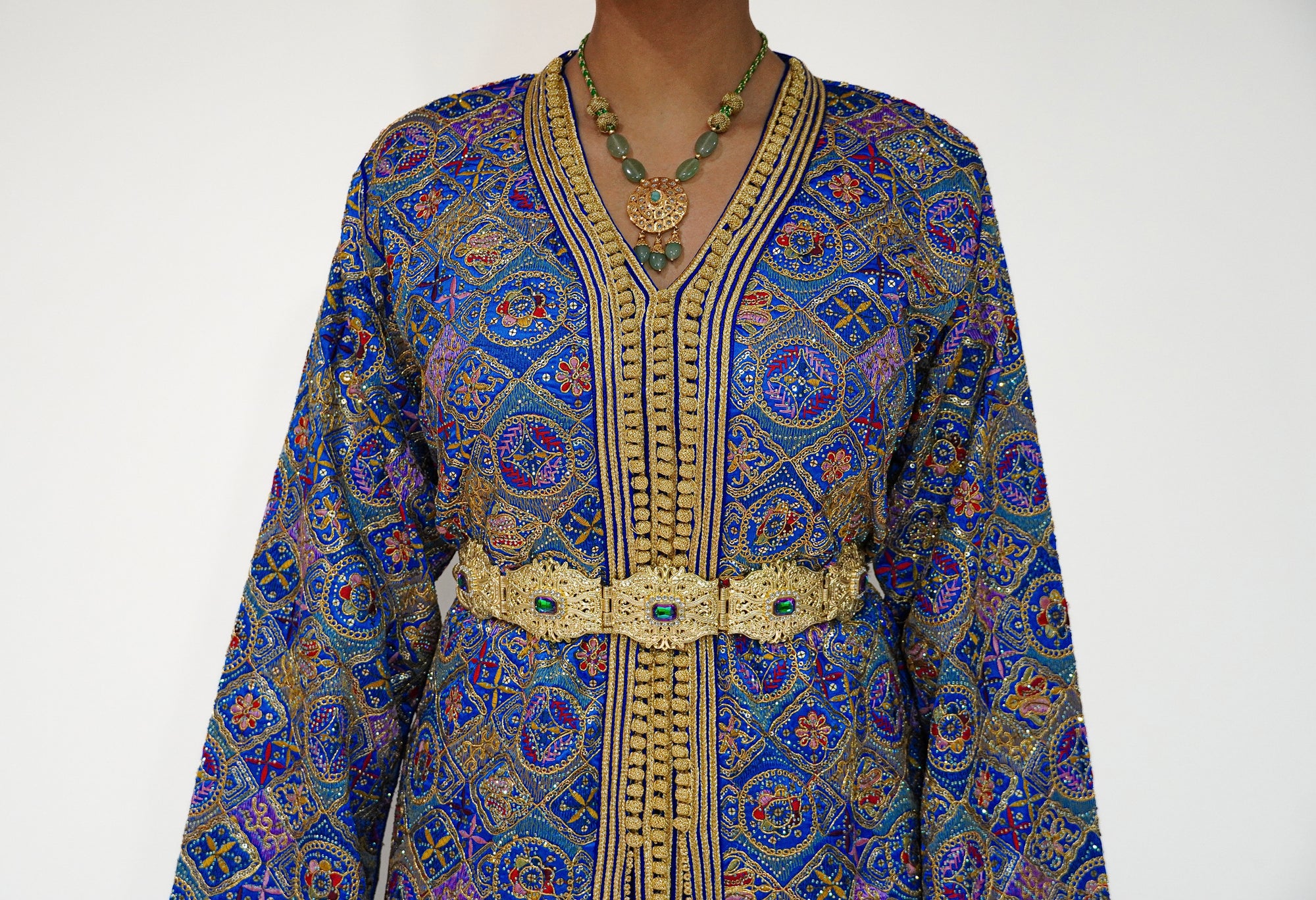 Paisley Royal Blue Caftan