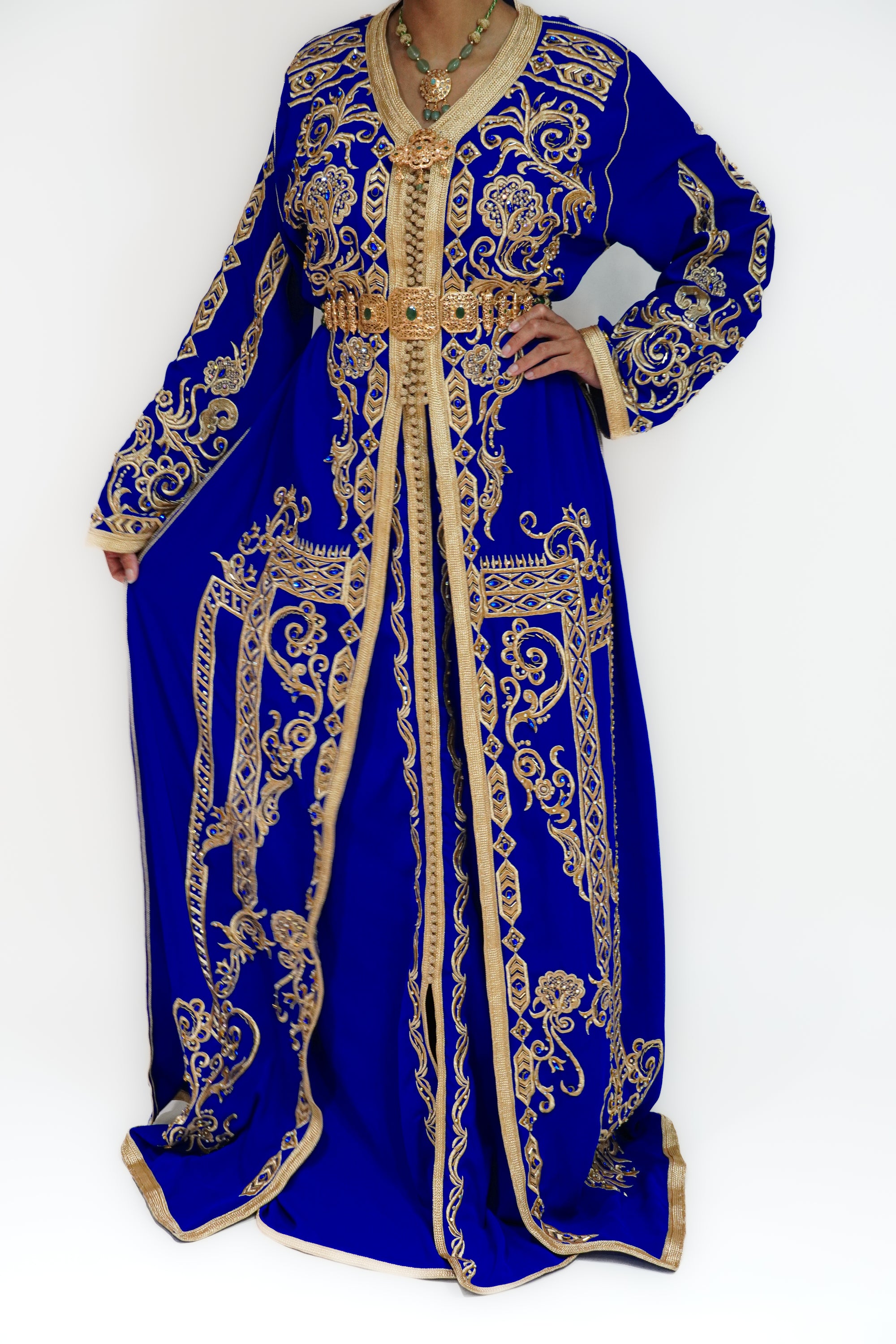 Regal Royal Blue Caftan