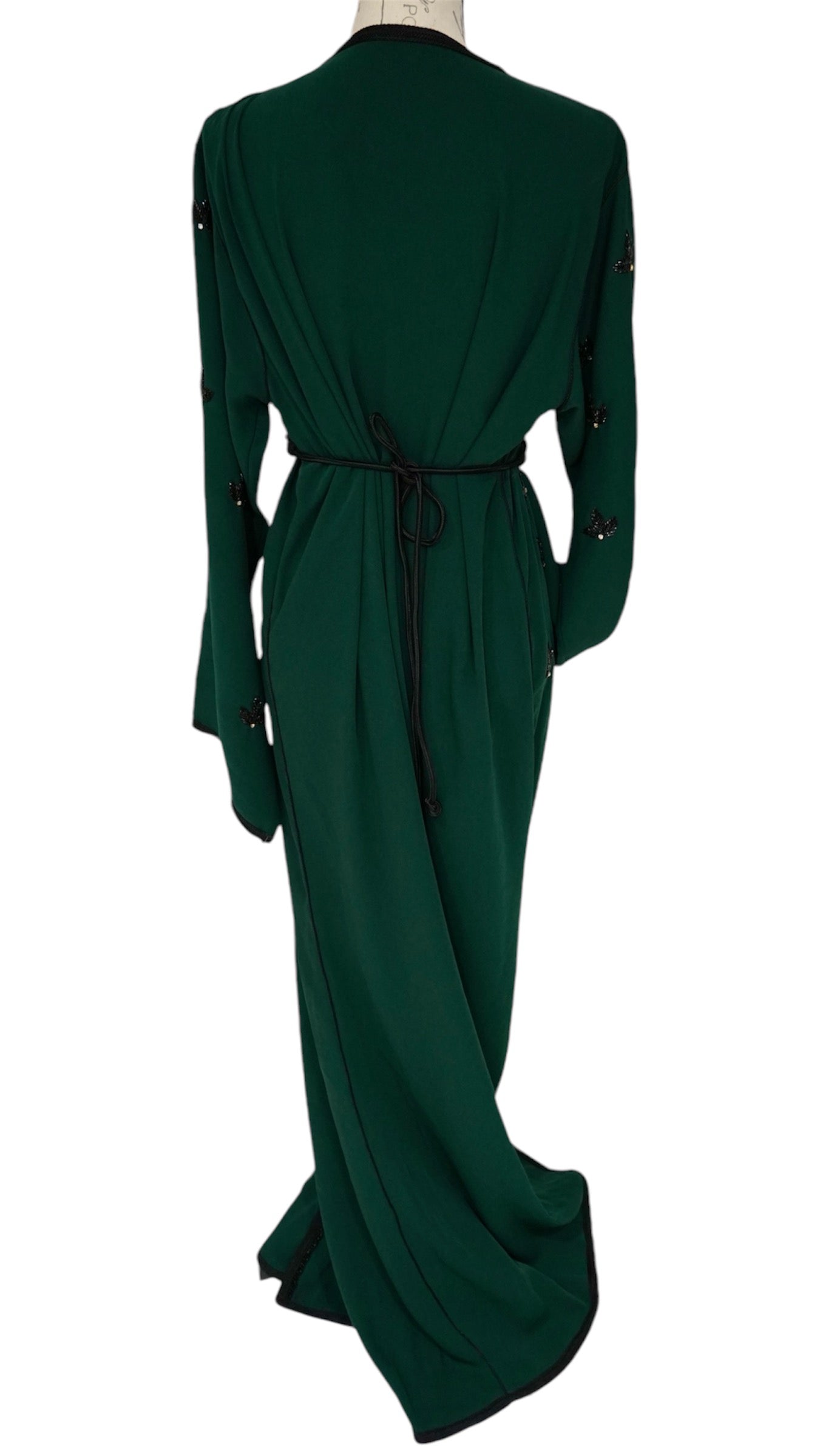 Fall Elegance: Hunter Green Caftan