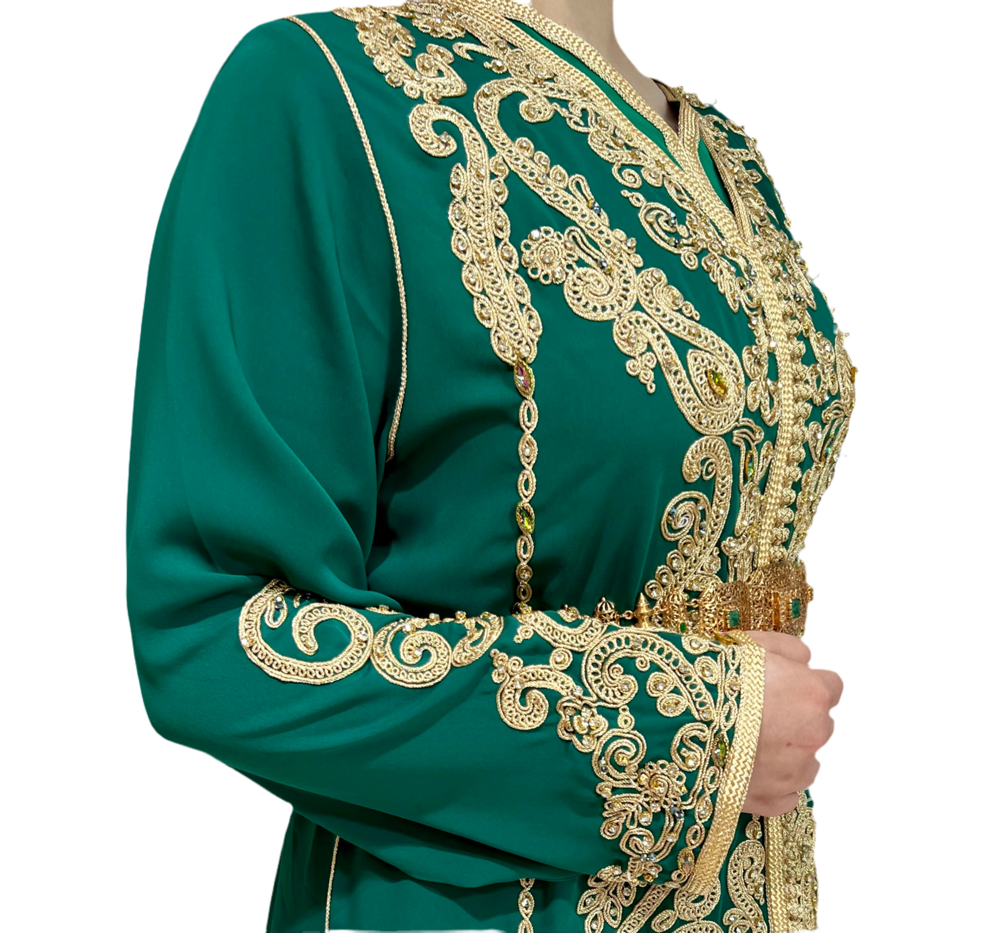 Green Royal Kaftan