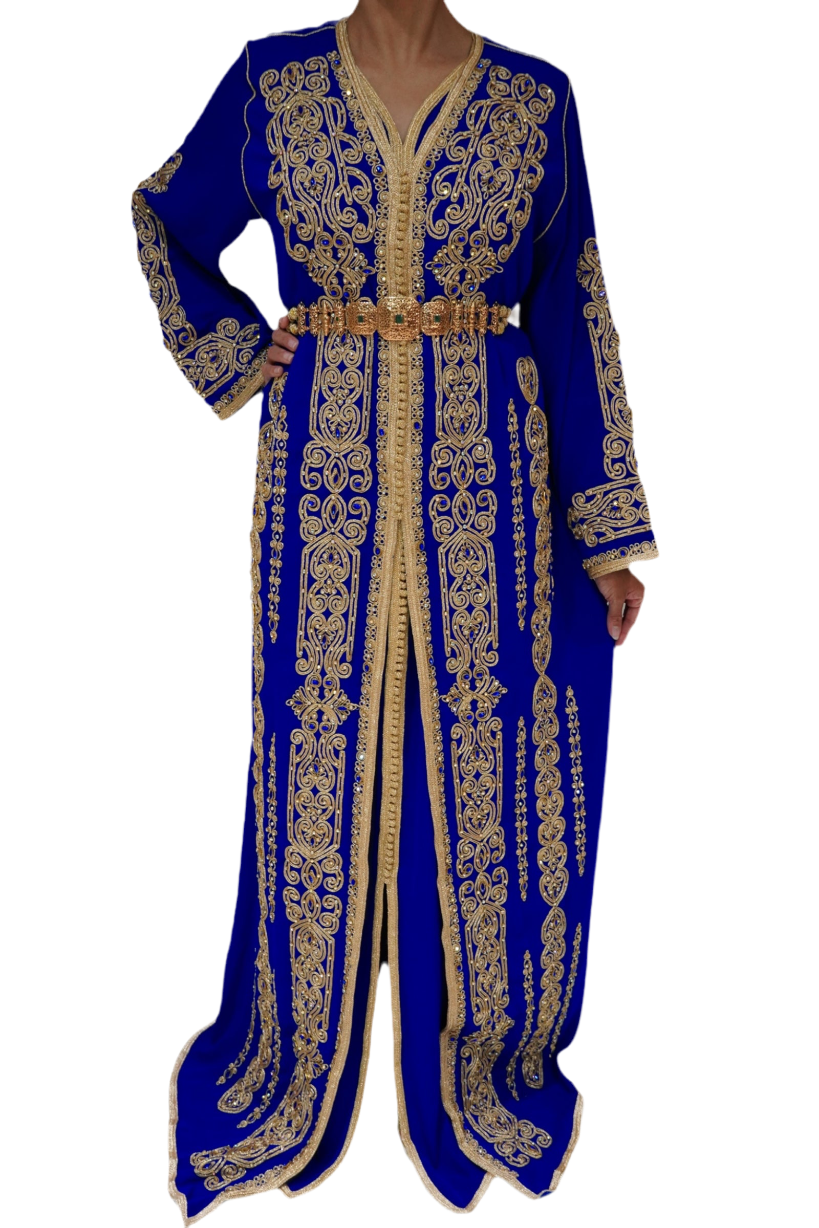 Royal Blue Malaki Caftan