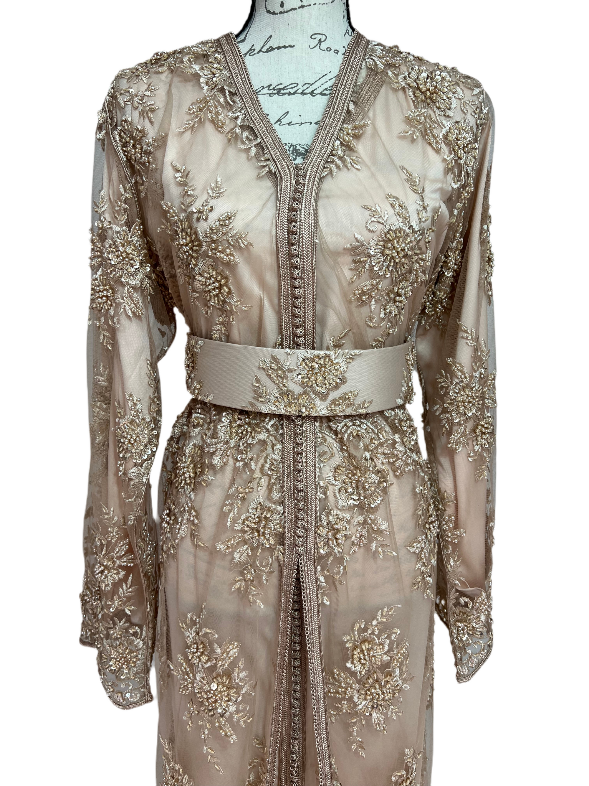 Majestic Golden Glow Caftan