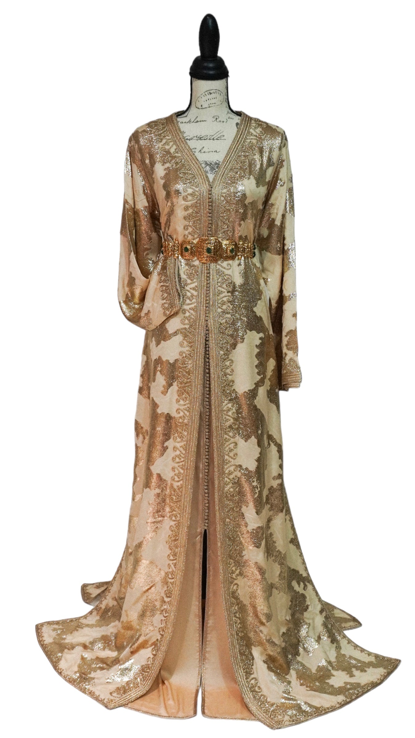 Gold Metallic Caftan