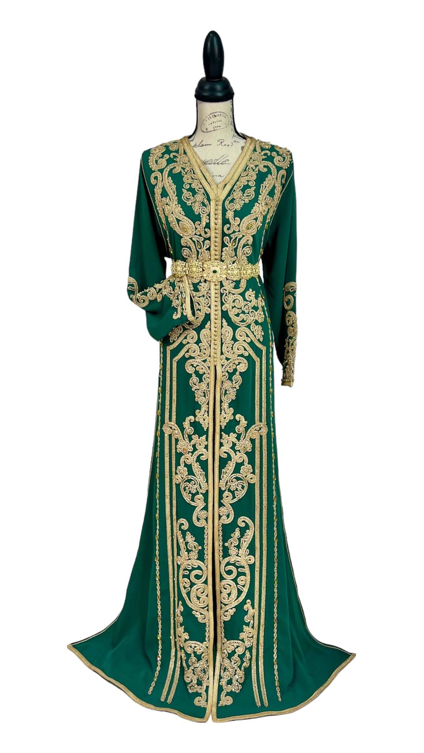 Green Royal Kaftan