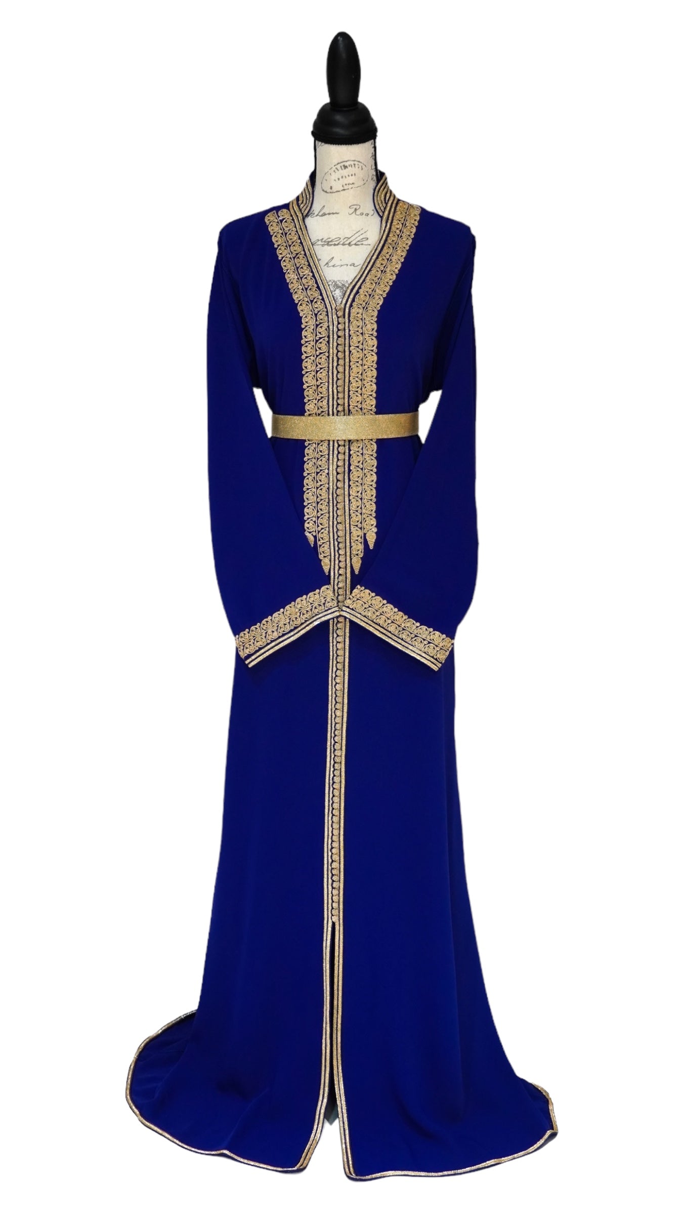 Royal Blue Embroidered Caftan