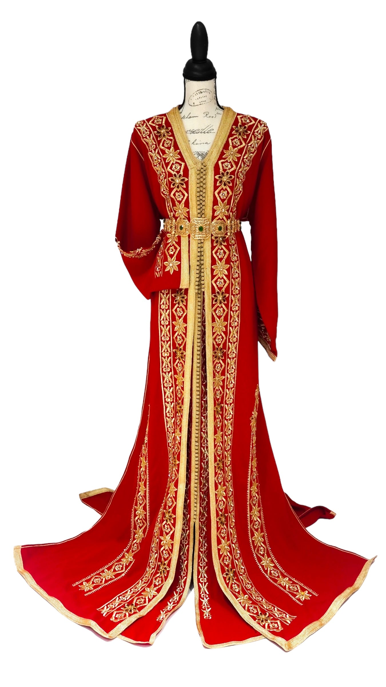 Crimson Plus Size Majestic Caftan