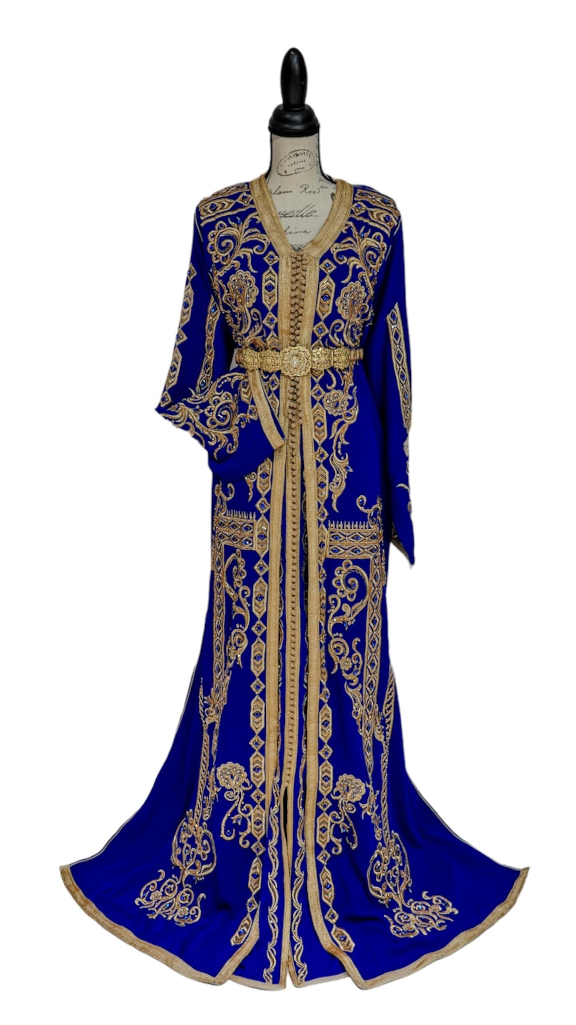 Regal Royal Blue Caftan