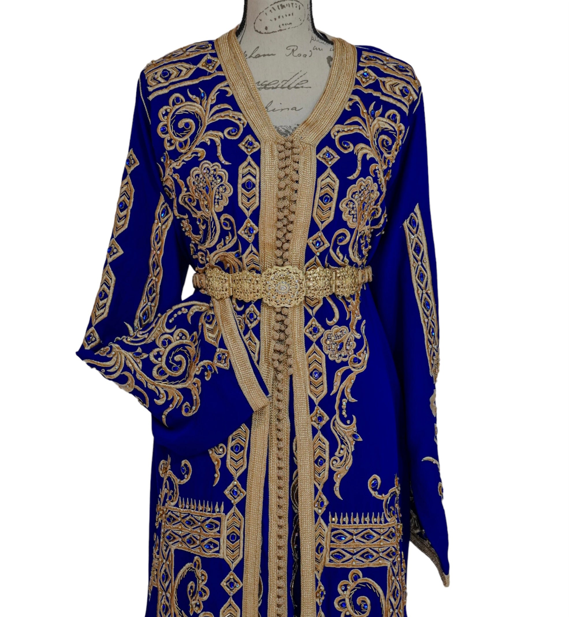 Regal Royal Blue Caftan