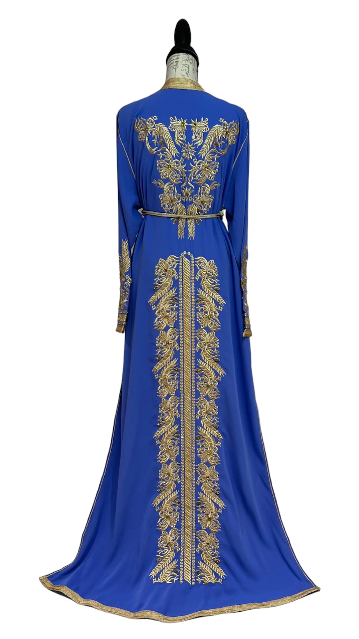 Plus-Size Cornflower Majesty Caftan